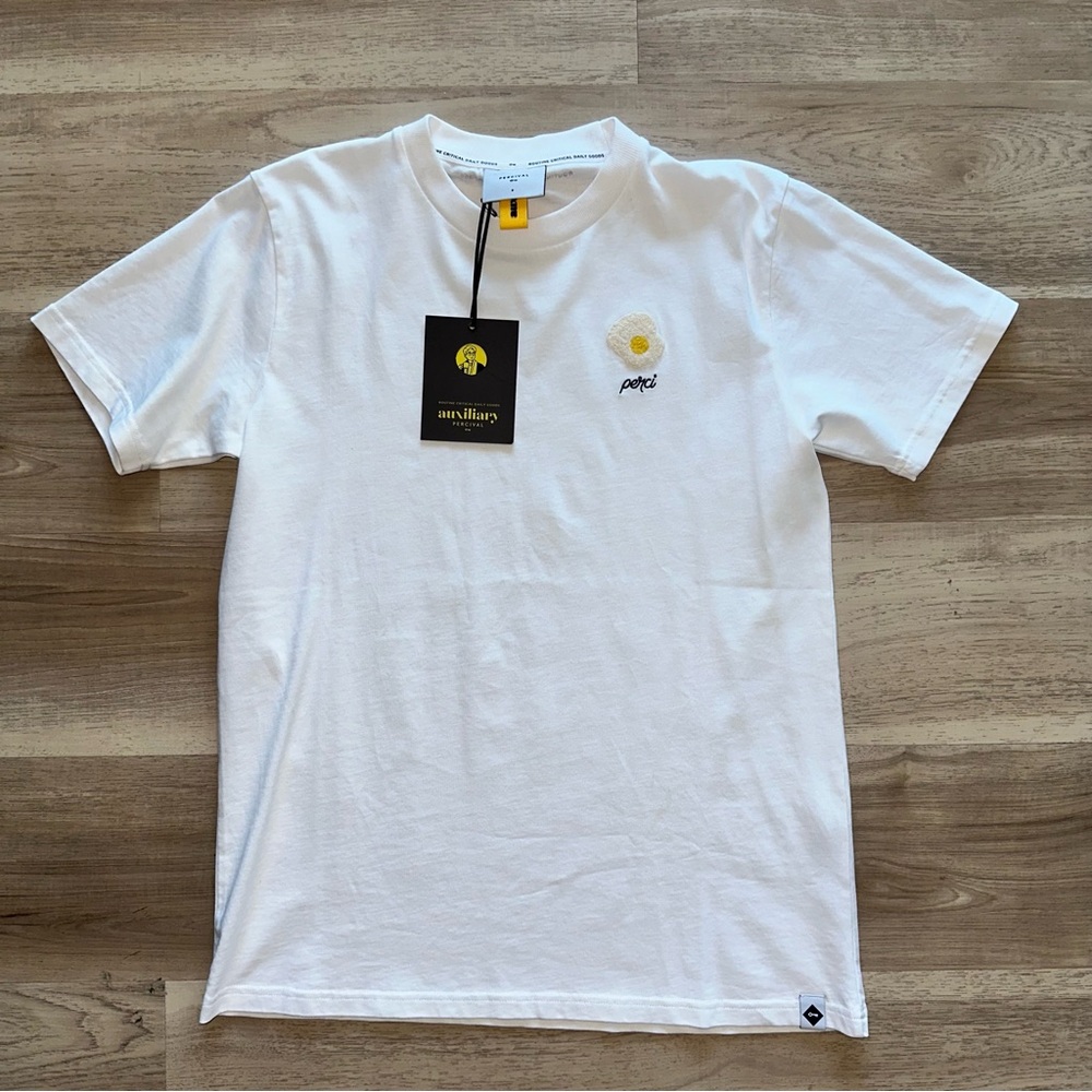 ‘percival’ embroidered short-sleeve tee